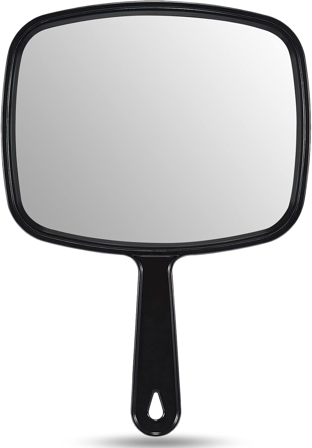 Hand Held Mirror Extra Large for Barber Lady Makeup Beauty Cosmetic with Handle
